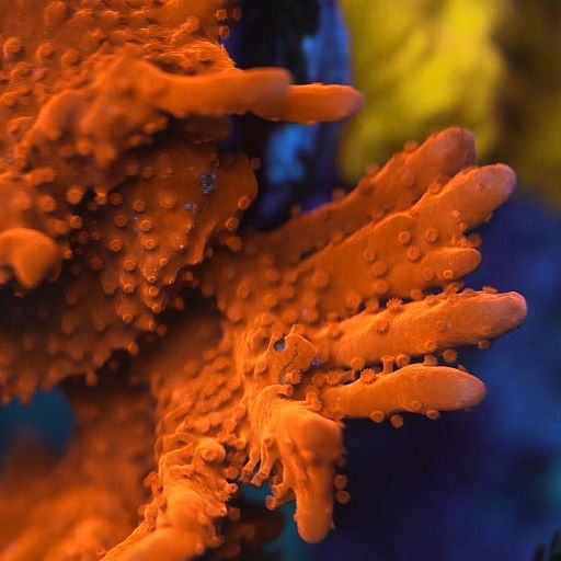 Orange Montipora Setosa